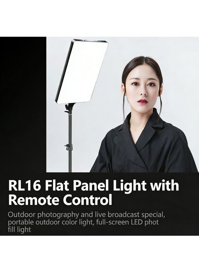 16 inch LED Video Light Kit, 3200K-6500K Photography Studio Light with Tripod Stand fro Live Broadcast YouTube TikTok Makeup Selfie Fill Light - Image 4